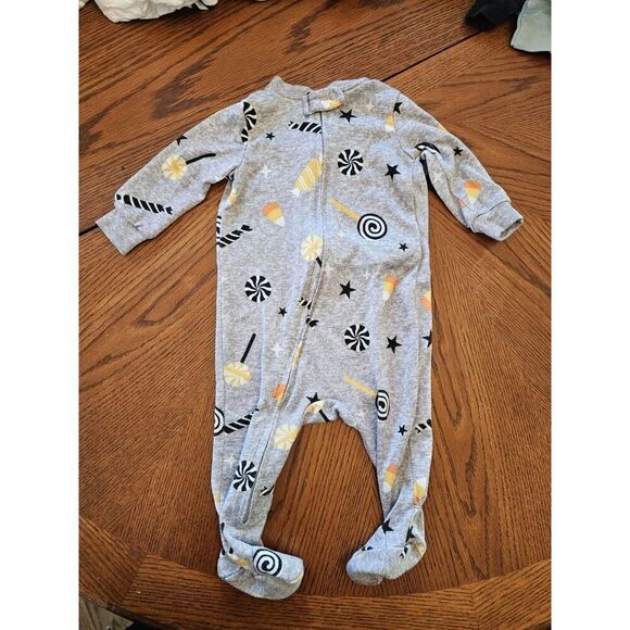 Way To Celebrate Sleep & Play Halloween Candy Matching Boys Girls 2022 3-6 Month - Picture 1 of 2